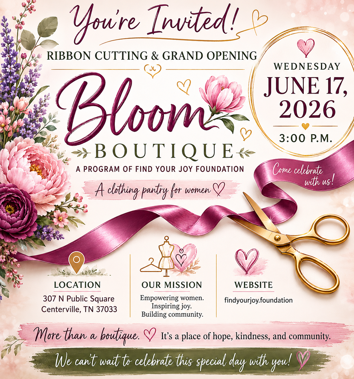 Find Your Joy Grand Opening &amp; Ribbon Cutting