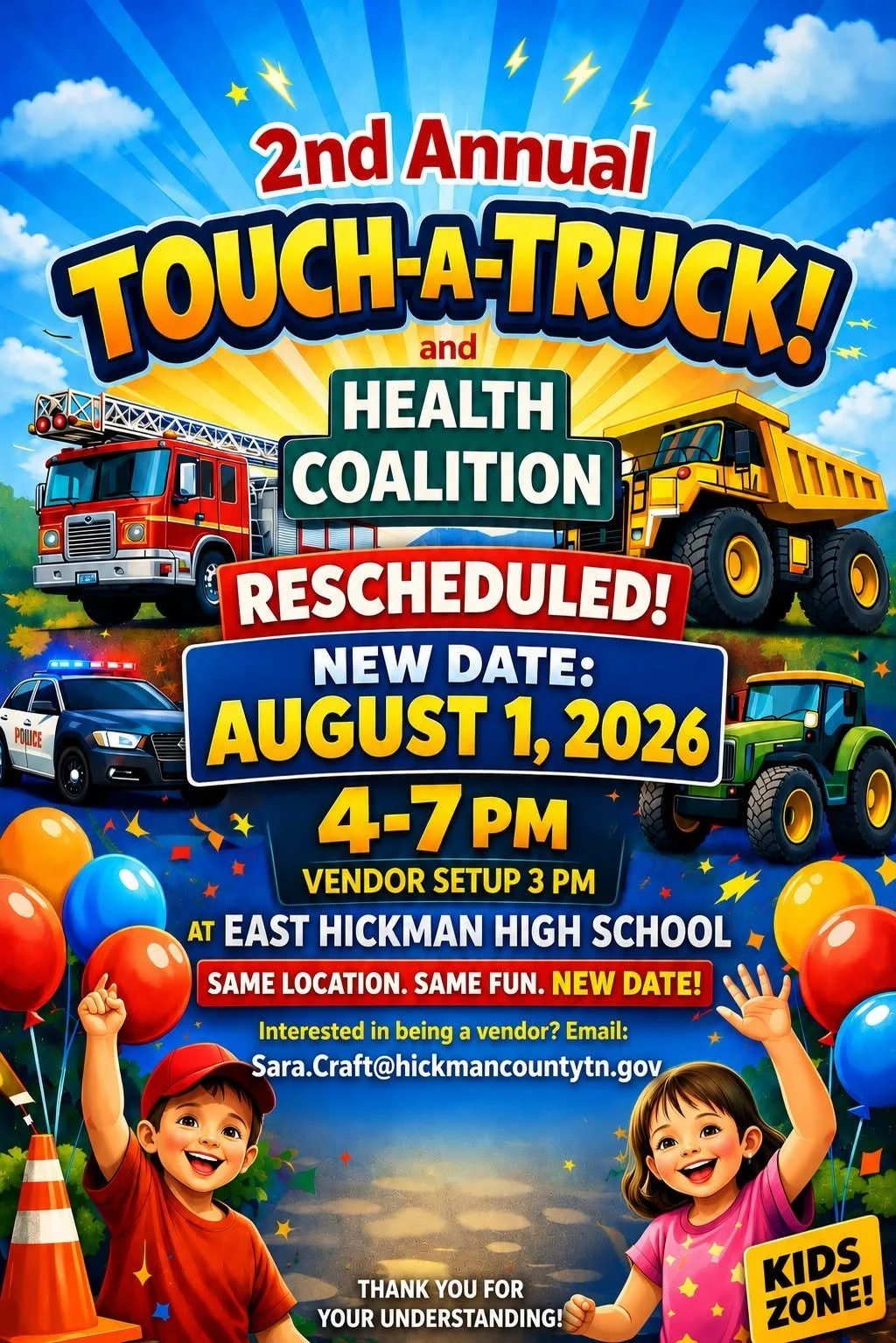 2nd Annual Touch-A-Truck & Health Coalition Event!