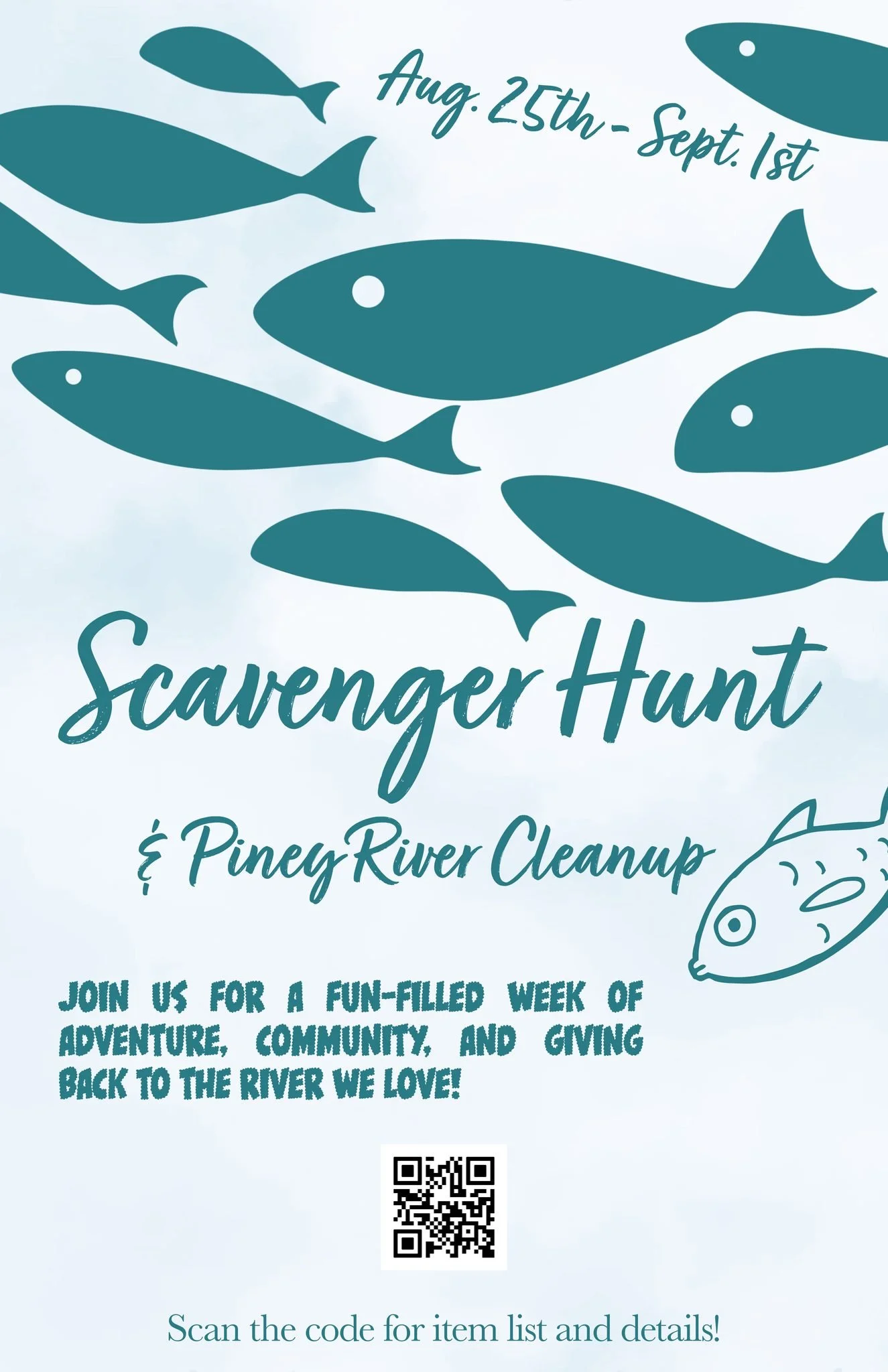 Scavenger Hunt & Piney River Cleanup Hosted by Pinewood Canoe & Camp, LLC