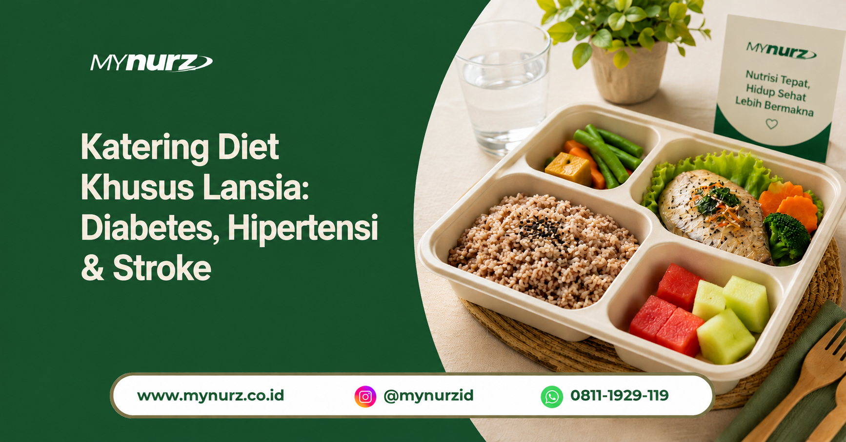 Katering Diet Khusus Lansia: Diabetes, Hipertensi &amp; Stroke