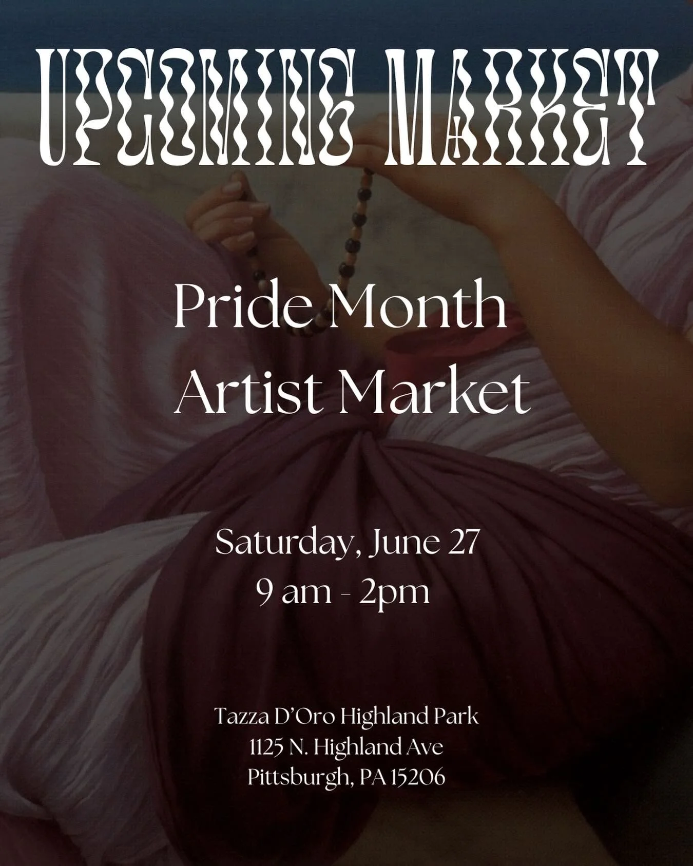 another chance to shop aurelia in person comin&rsquo; up! i&rsquo;ll be at @tazzadoro (highland park!) this upcoming saturday, june 27th, with lots of earrings and necklaces for you :) hope to see you there! 🫶🏻🏳️&zwj;🌈