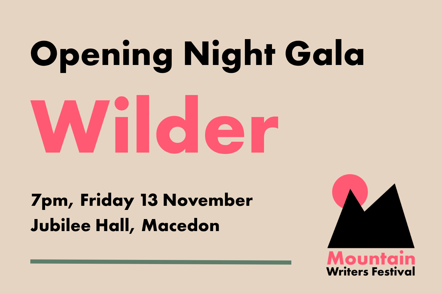 Opening Night Gala: Wilder