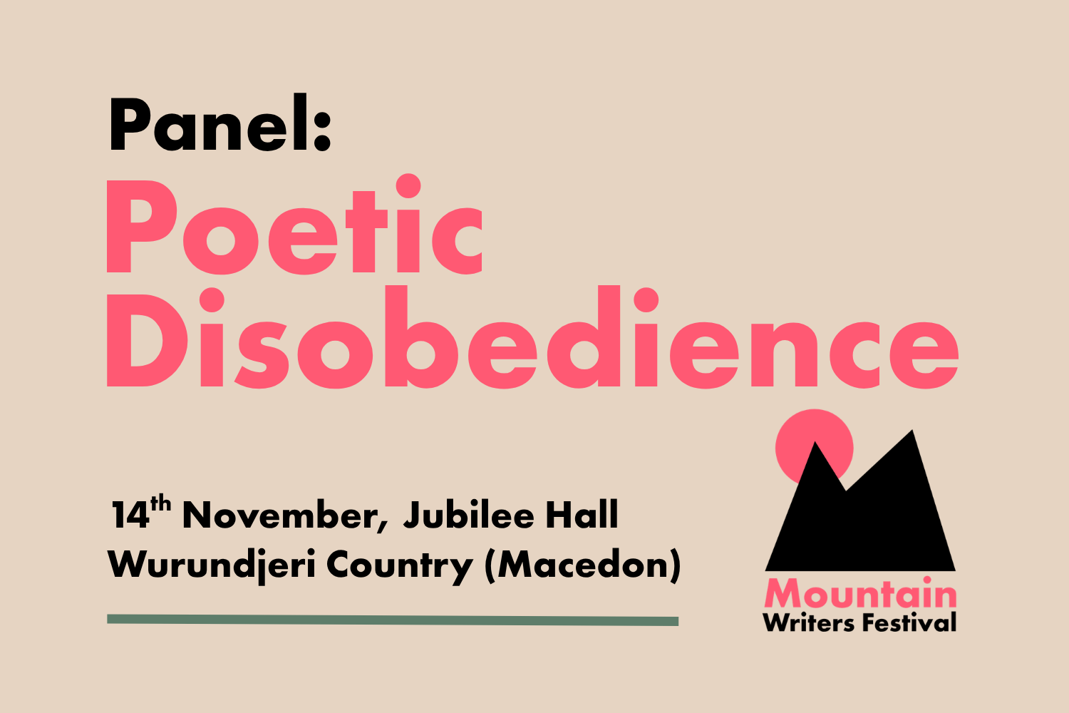 Poetic Disobedience