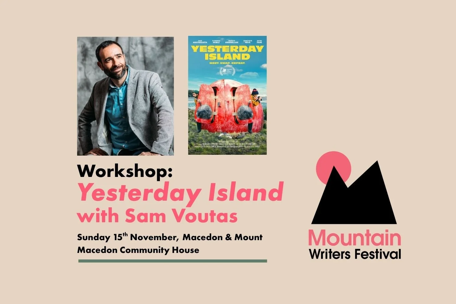 Workshop: Yesterday Island with Sam Voutas