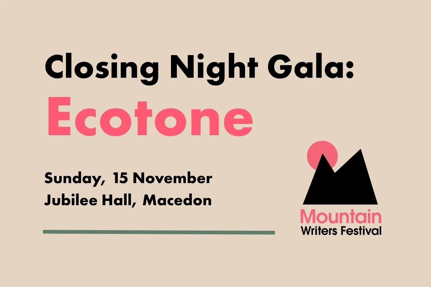 Closing Night: Ecotone