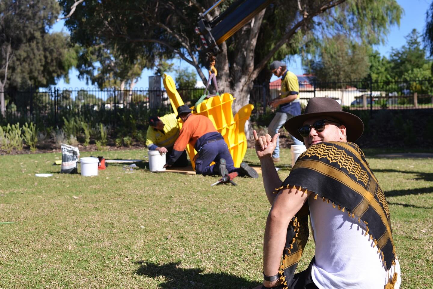 Here&rsquo;s something unexpected:

So last year the city of Swan opened an expression of interest to designers calling for an artist to build in a new playground right across the road from my old school. Now I don&rsquo;t build sculptures, but man -