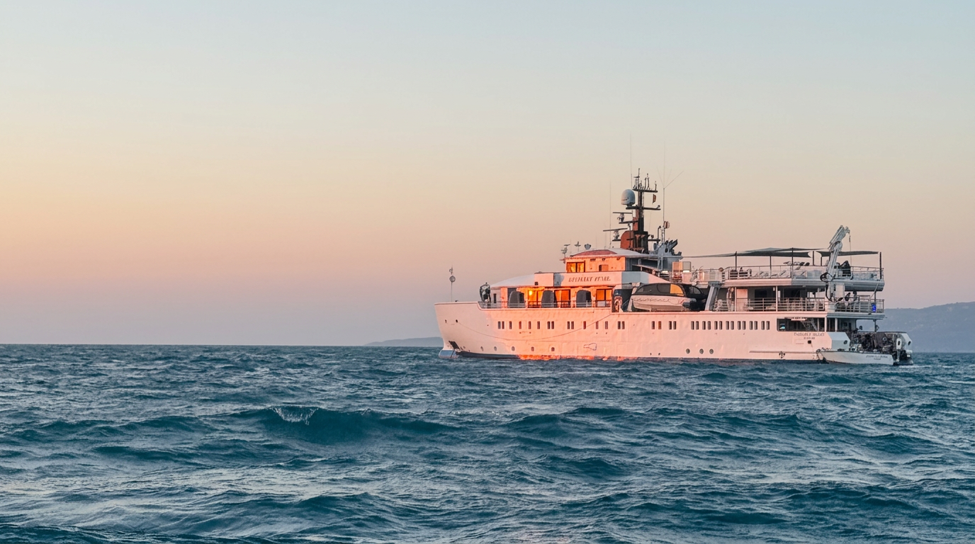 The Paspaley Pearl, Pearl Expedition's flagship.