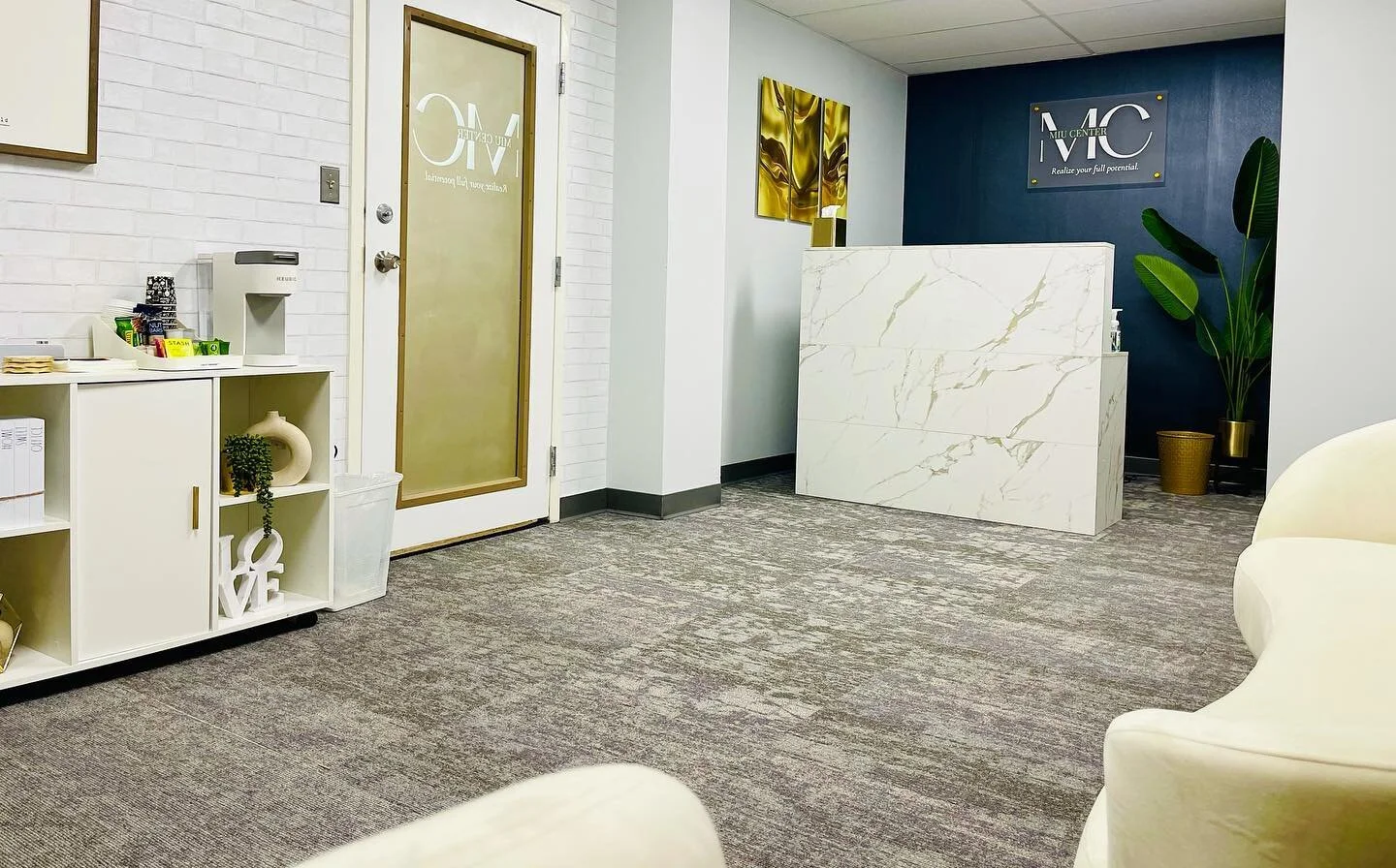 I love creating spaces in an office setting that isn&rsquo;t the conventional look