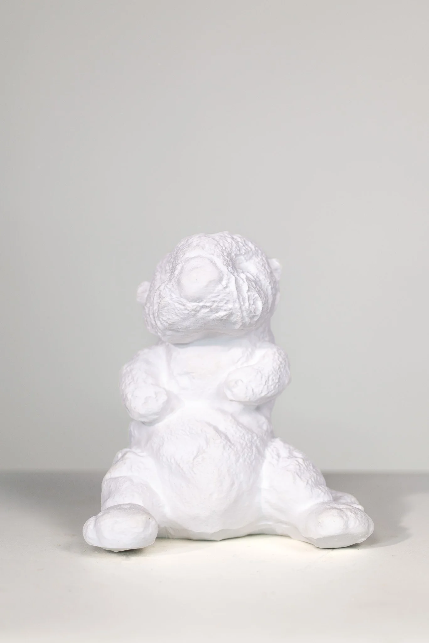 cast plaster otter plush