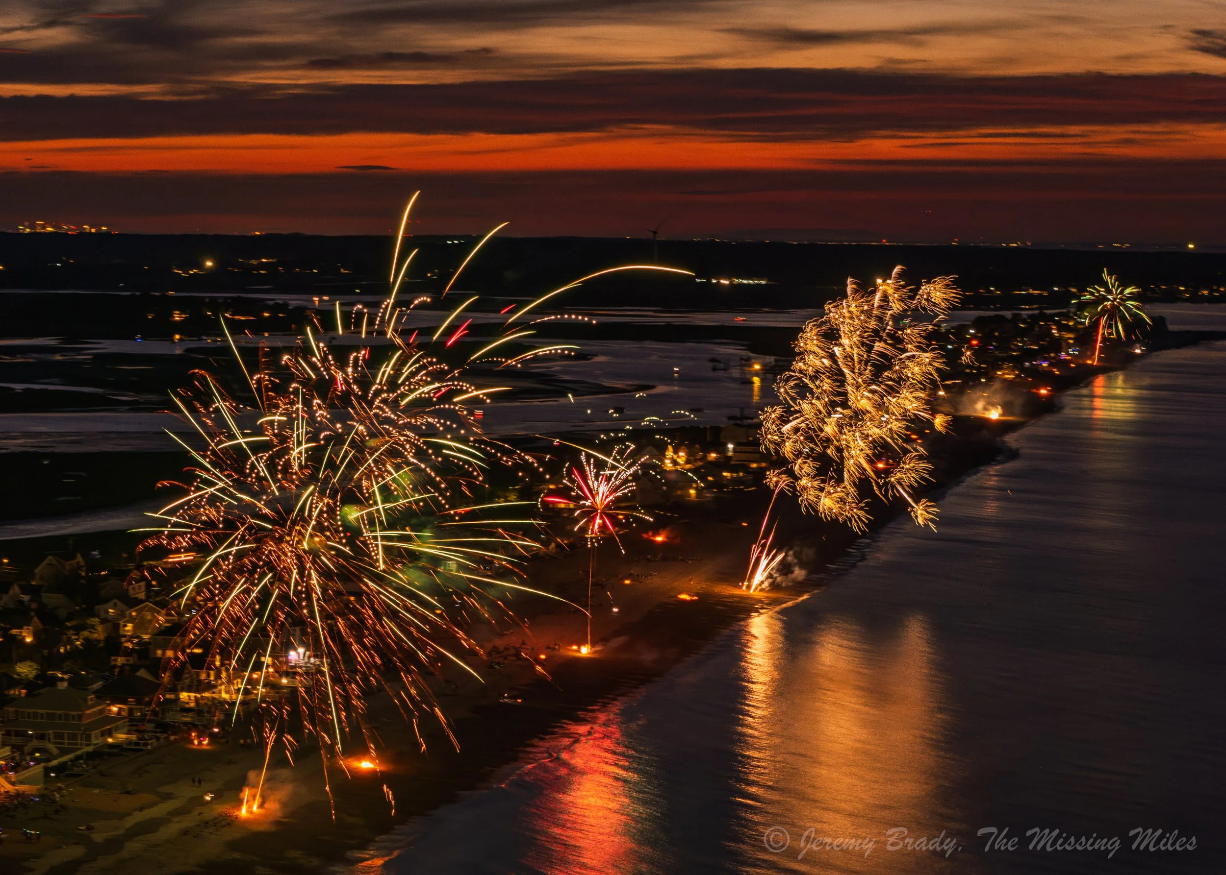 Humarock beach 4th of July Fireworks
