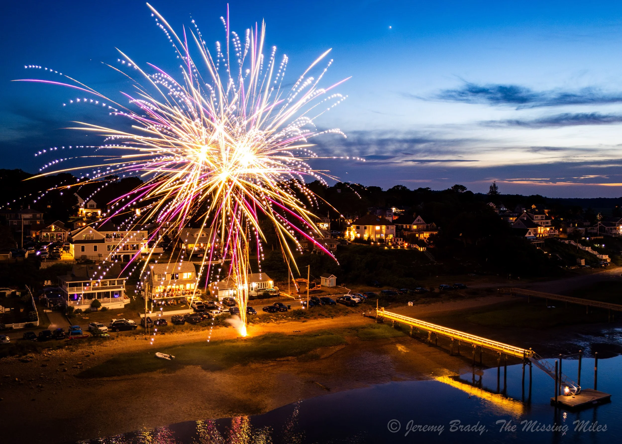 Humarock beach 4th of July Fireworks