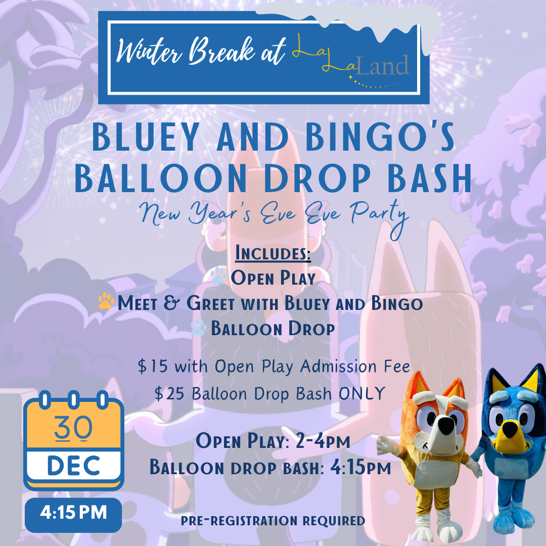 Bluey & Bingo's Balloon Drop Bash