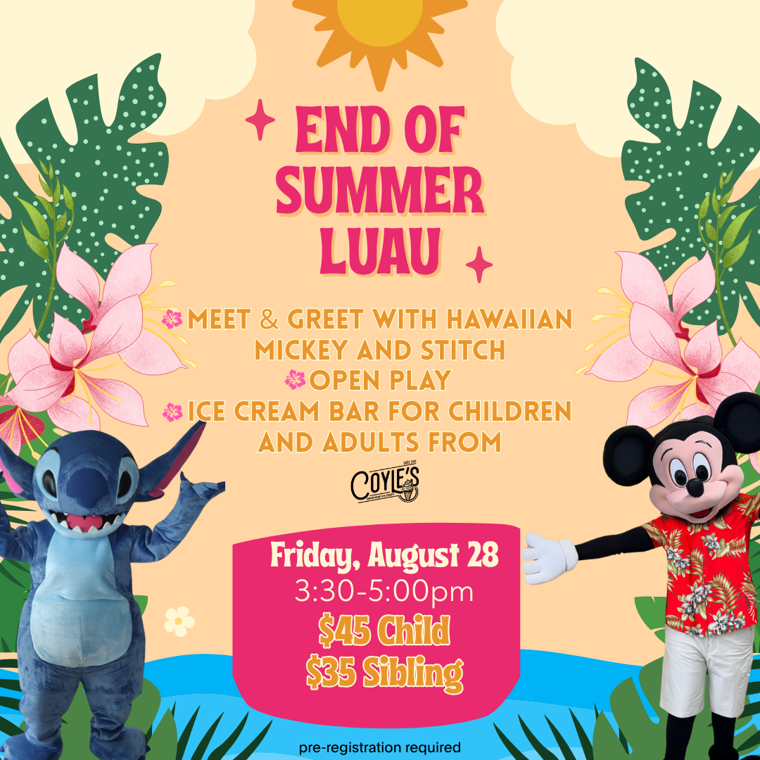 End of Summer Luau with Mickey and Stitch