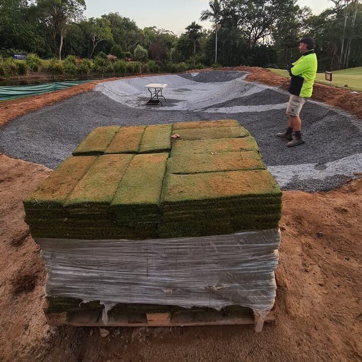 The covers came off the Capillary Bunker at Cairns Golf Club at 5am on Monday and the EcoBunker installation completed by 1pm on the same day. All done with the in-house maintenance team, including the grassing on Tuesday morning.

Capillary Bunkers 