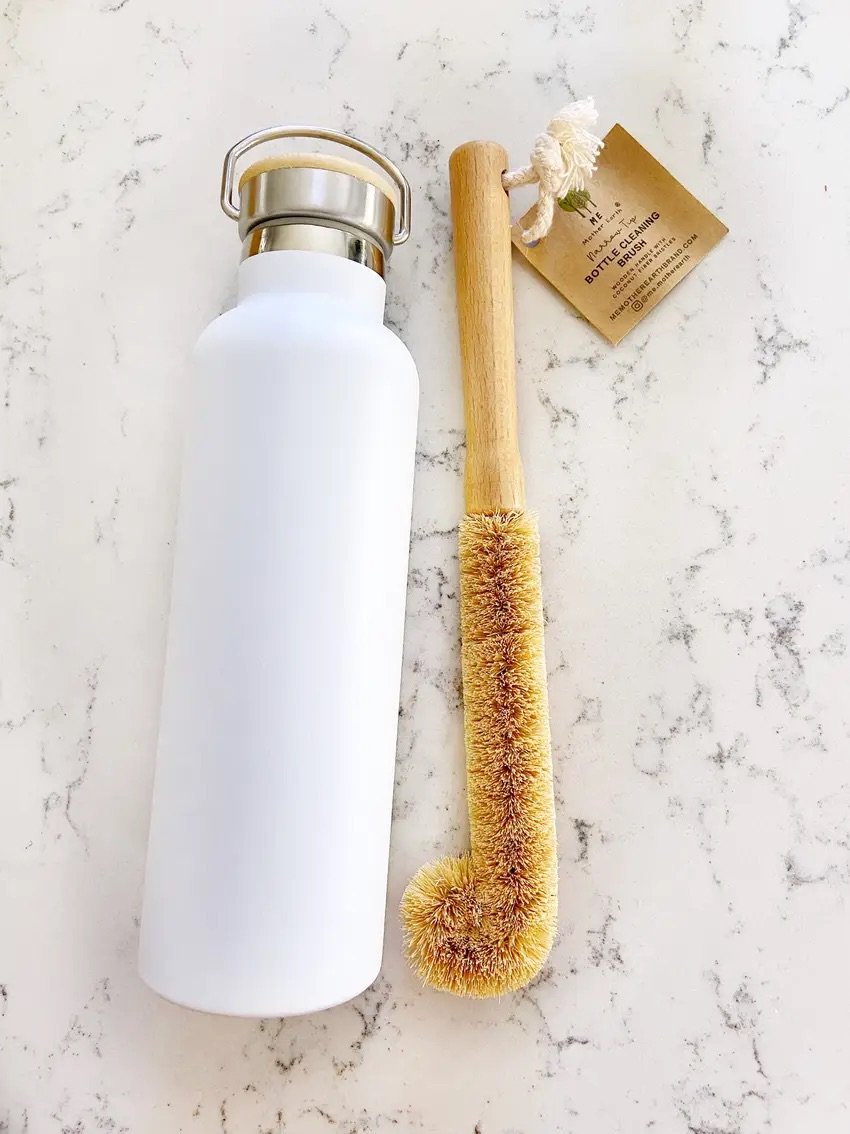 Solid dish soap and scrub brush Set — Suds Refillery