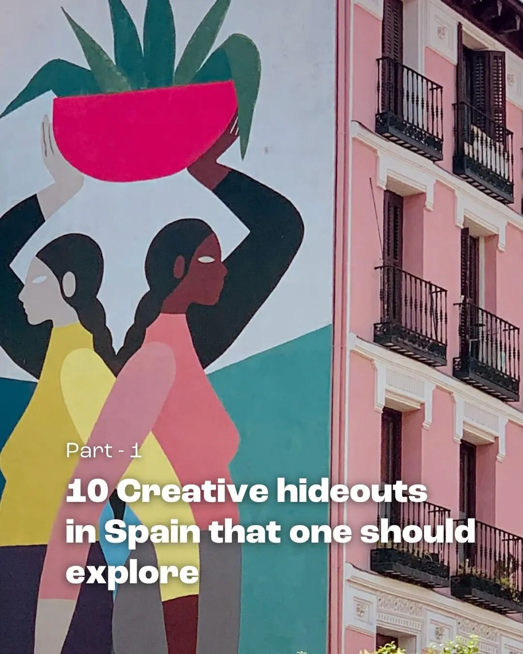 Spain is a land where imagination &amp; reality intersect, art is the eternal walk of life and every moment seems unreal.✨
These creative hideouts are not to be missed! 
Join us on this dreamy adventure with 14 unique and brilliantly talented creator