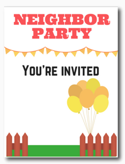 BALLOONS PARTY INVITE