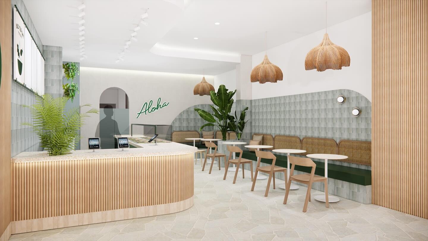 Excited about our latest project! Sneak peek time &ndash; check out the concept design and 3D visuals. 
Featuring stunning branding by @bentobox.studio 
#collaboration 
#WorkInProgress #DesignPreview #hospitalitydesign #interiordesign #interiordesign