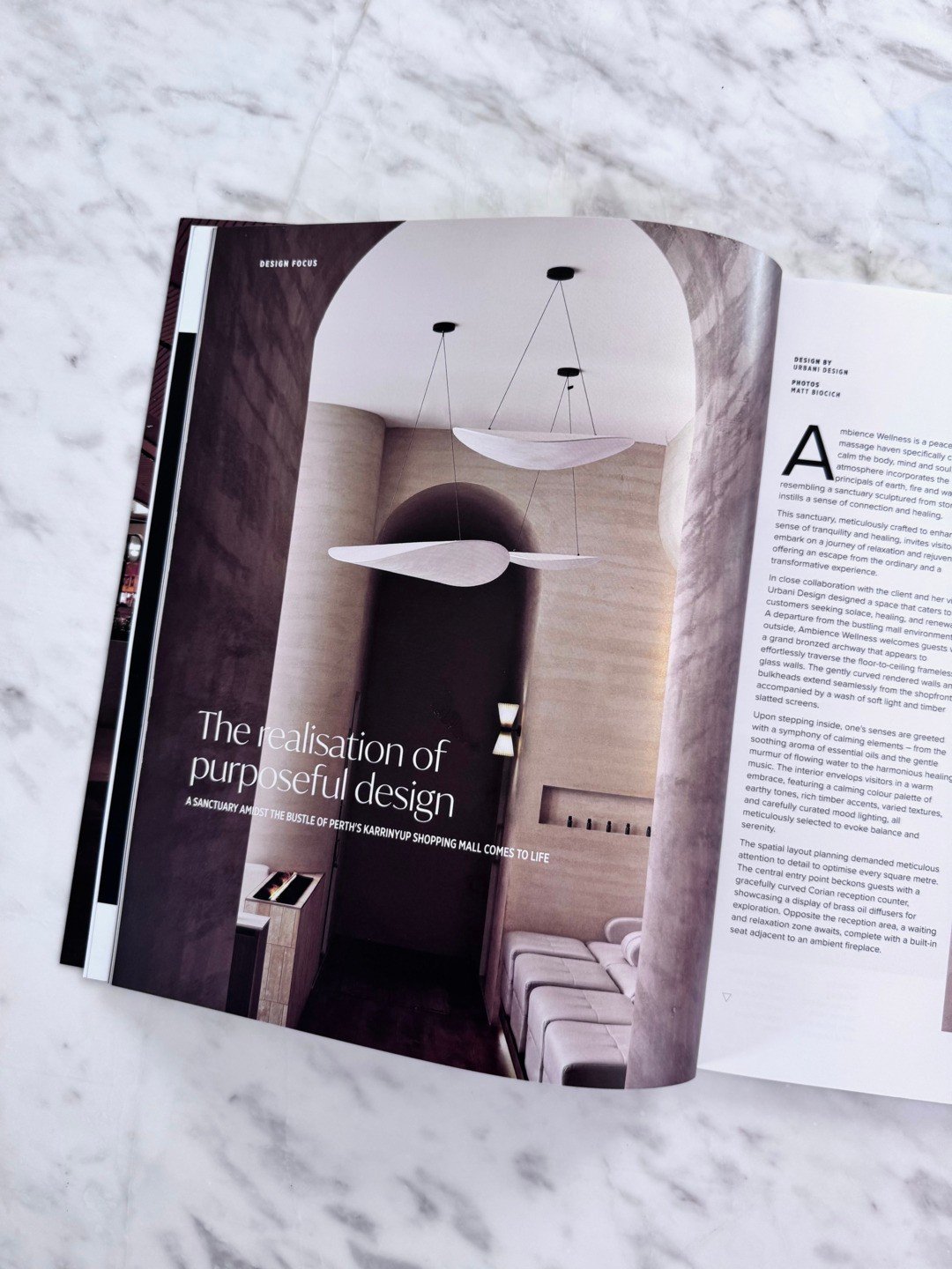 Thrilled to see two of our projects in the latest issue of @interiorfitoutmagazine including a big spread on @ambiencewellness. 😃