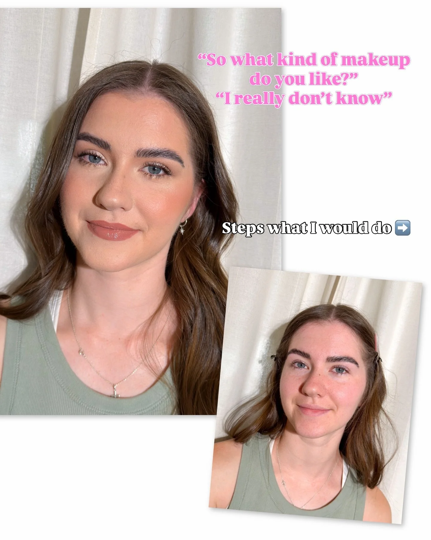 Keep everything light and simple 🌸

#makeuptutorial #makeupforever #esteelauderdoublewear #nyxcosmetics #sephora