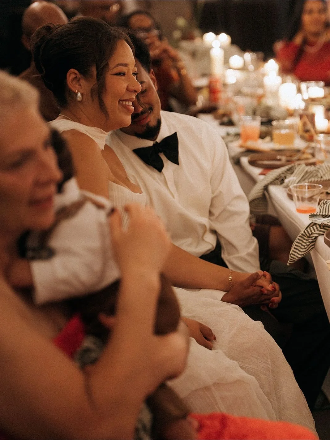 A wedding day that felt like your favorite dinner table. Filled with good food, kind people, and so much laughter and joy. 
It made me think how there&rsquo;s so many ways to go about designing a wedding. You can focus on colors, decor and all the de