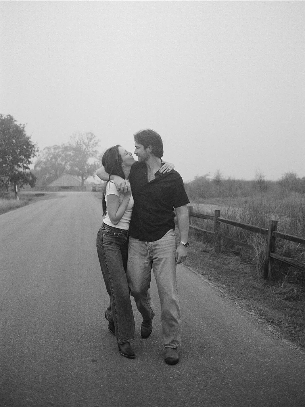 Grace and Joe looking like models at 7am (how do they look this cool at 7am?) 
Digital and film 🎞️ 
.
.
.
#austinphotographer
