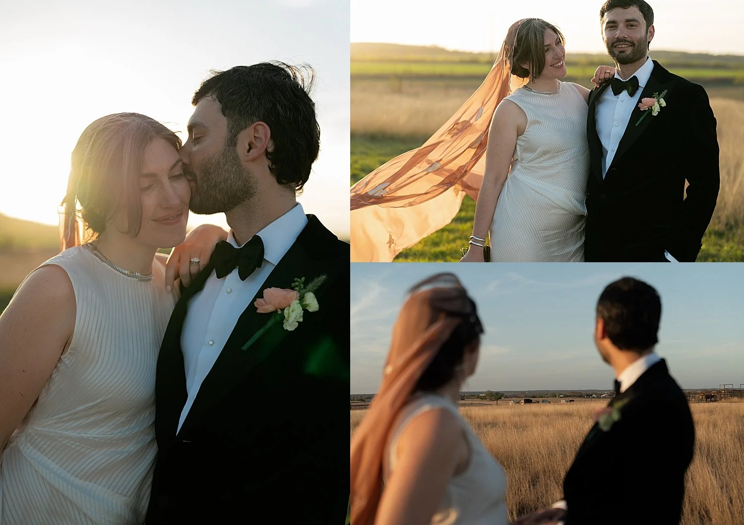  husband leans in to kiss wife’s temple by Jessica Joseph Photography 