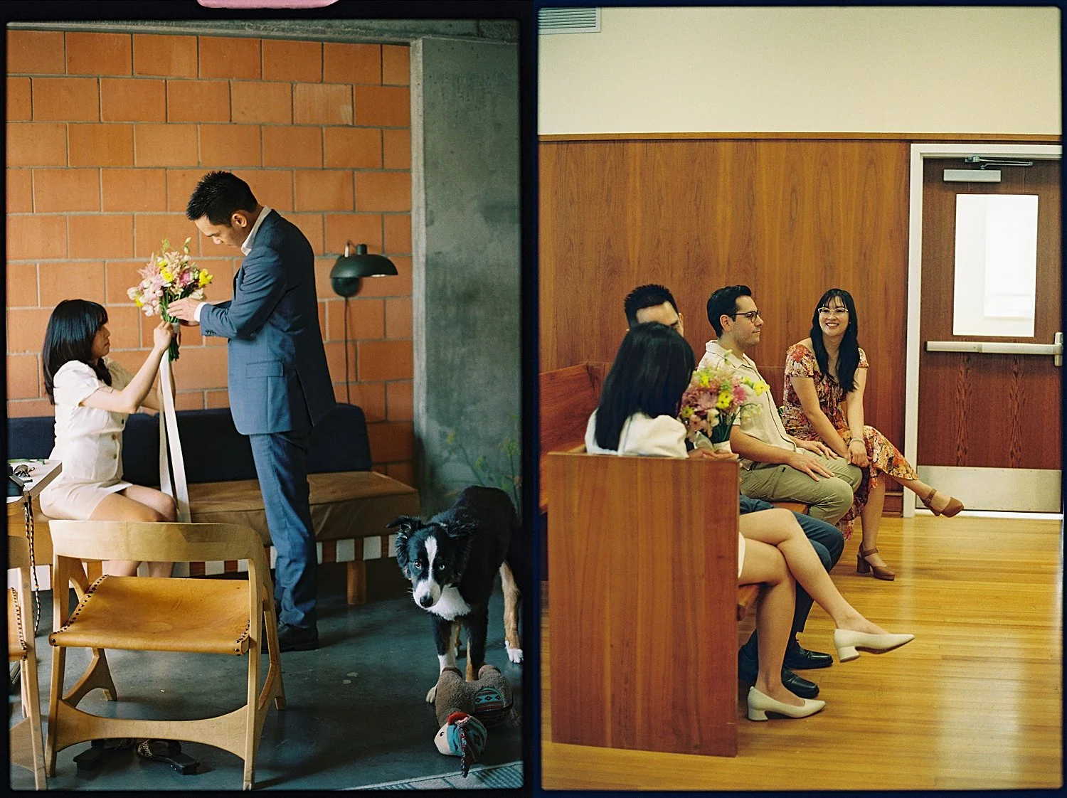  couple waits in courthouse for a quintessential Austin elopement 