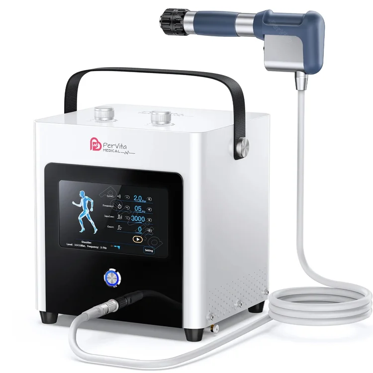 Shockwave therapy machine used at Kinisi Chiropractic