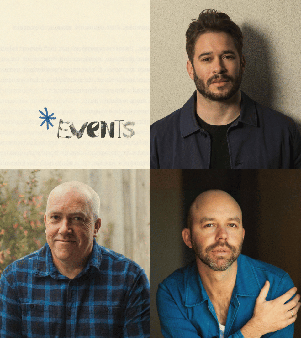 A FEW GOOD MEN: George Kemp and Andrew Pippos in conversation with Michael Winkler