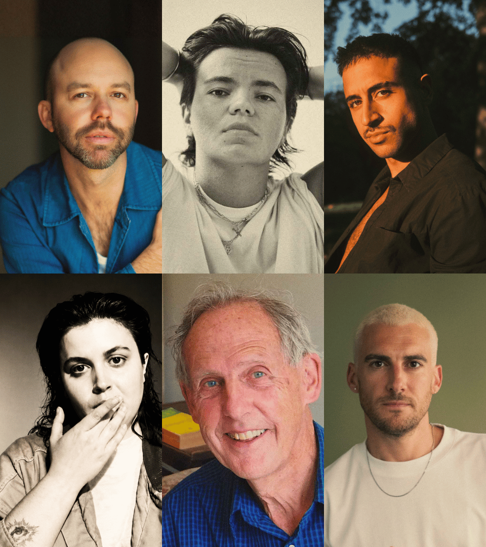 QUEERSTORIES, hosted by Maeve Marsden with bob brown, George Kemp, Zoe Terakes, Bobuq Sayed, and Chloe Mills