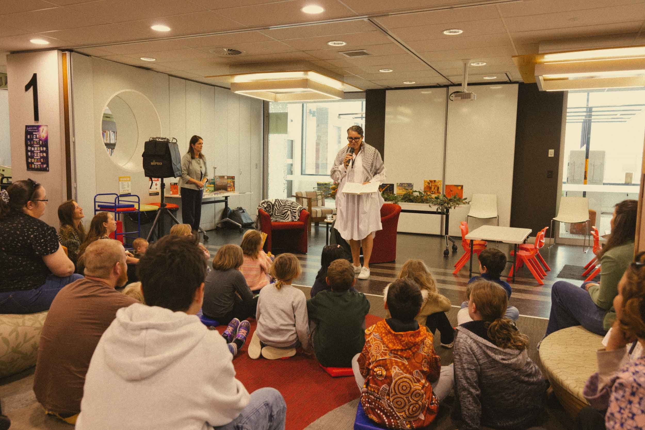 A children's event at the Katoomba Library