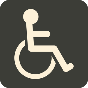 Accessible parking icon