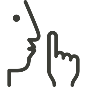 Quiet space icon