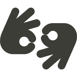 Auslan interpreter icon