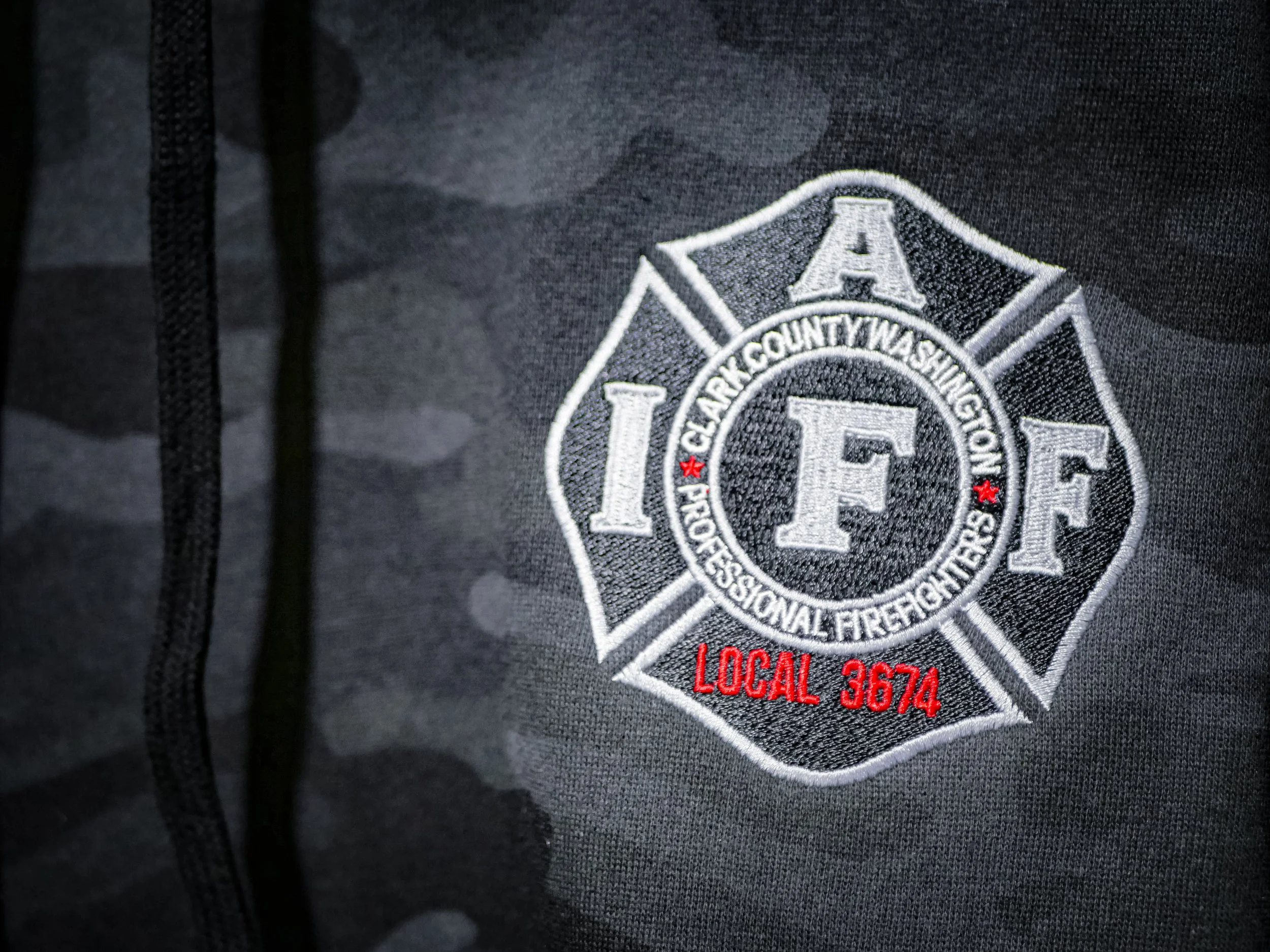 Local 3674 Camouflage Hoodie