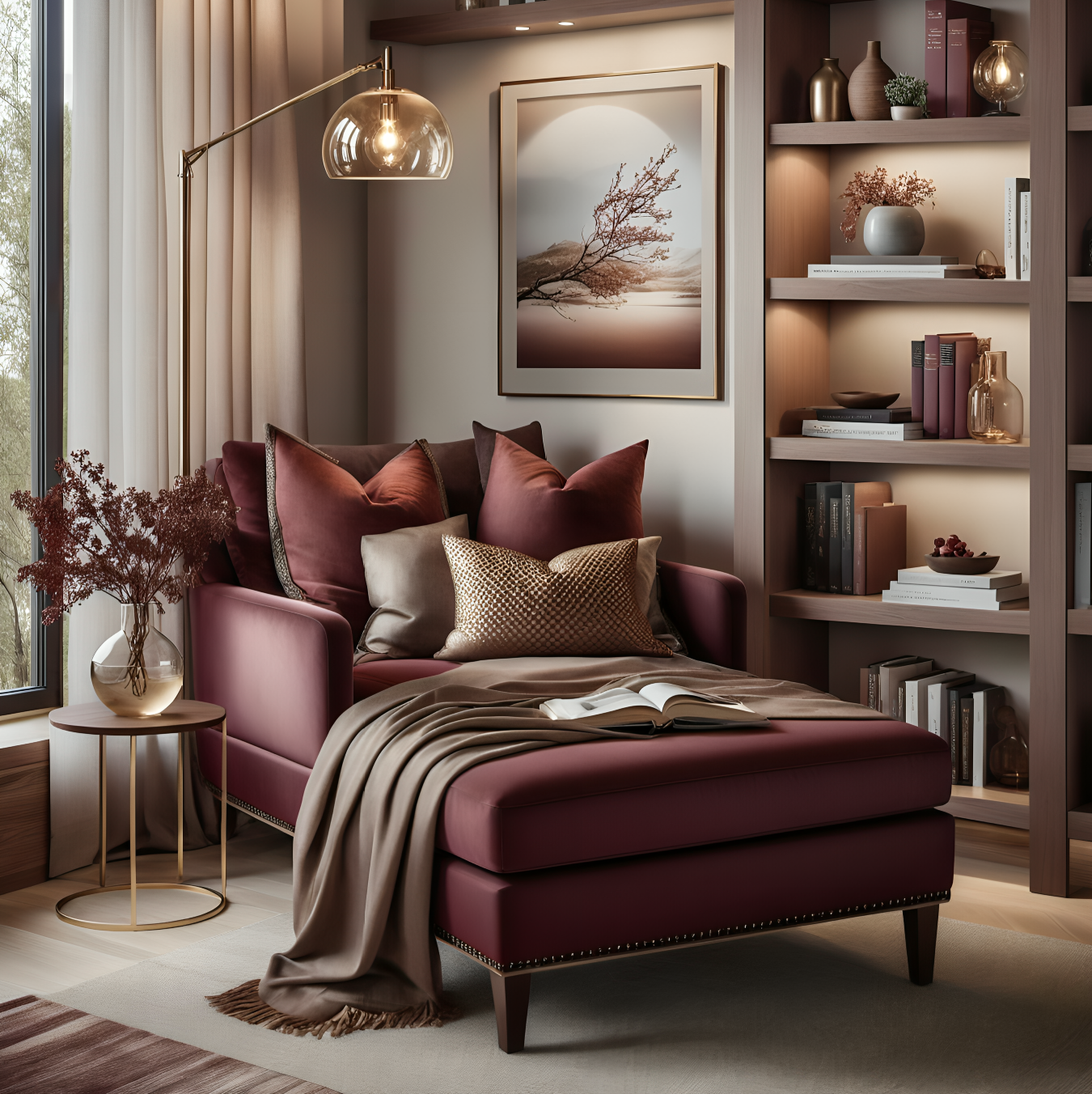 olvasósarok burgundi bézs design.png