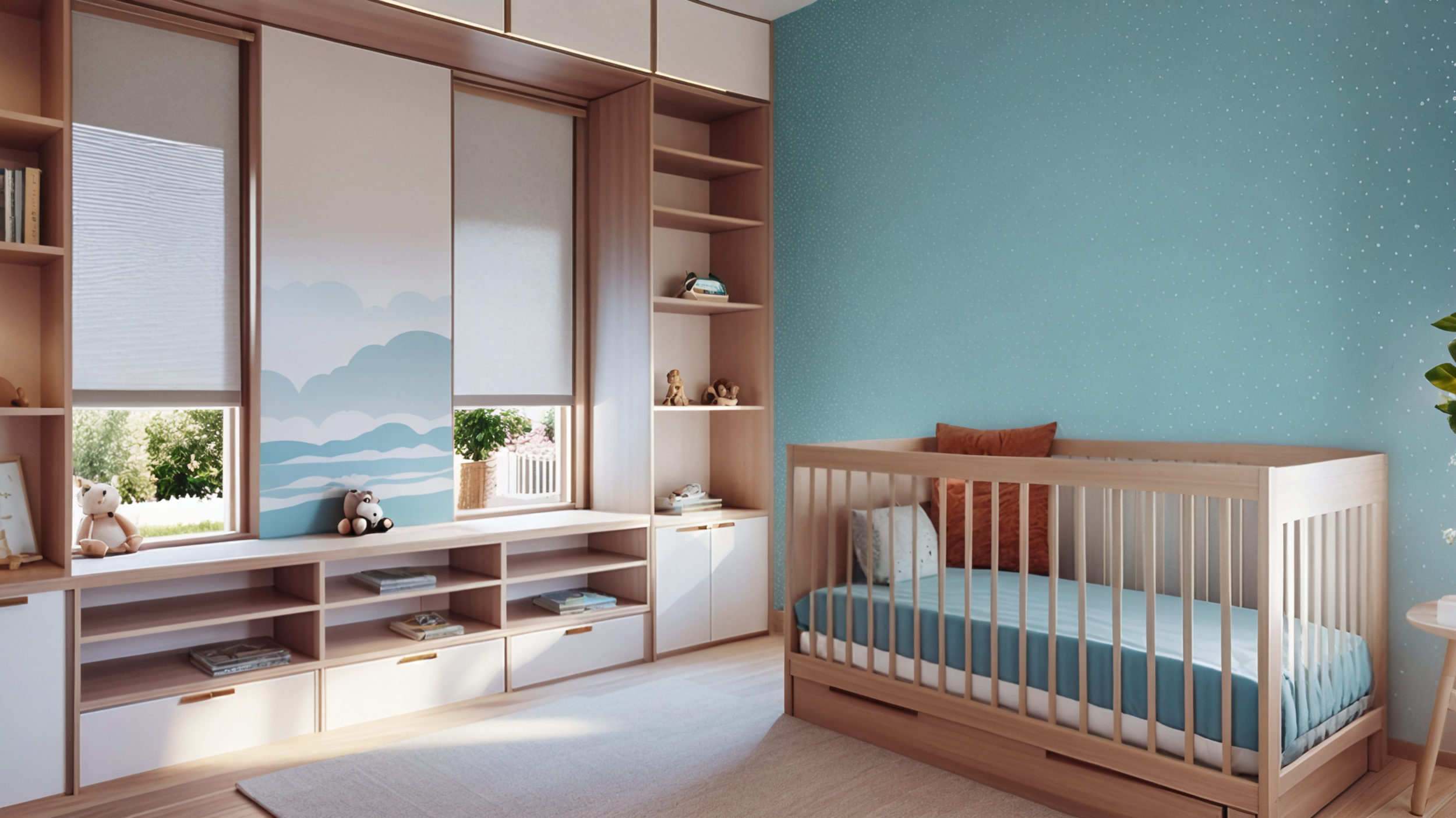 gyerekszoba látványterv 