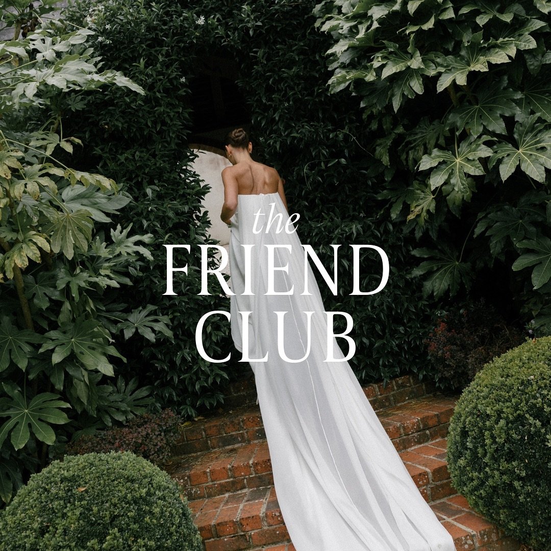 We are delighted to announce that this year sees us become an exclusive creator at The Friend Club. 

The Friend Club is a members only club for those seeking the highest standards of wedding inspiration and curation and it&rsquo;s an honour to be 