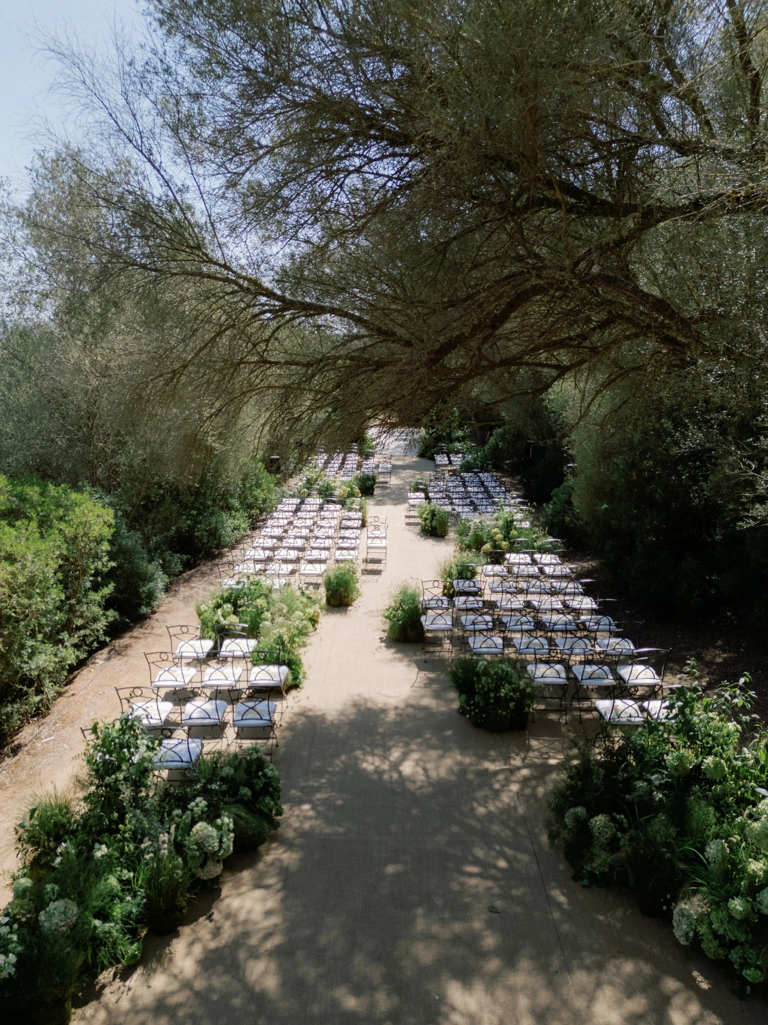 From concept, design and to the final execution of S&amp;H&rsquo;s serpentine aisle wedding ceremony in Mallorca. 

Our design process is patient, creative and never prioritises style over substance. This particular wedding ceremony incorporated styl