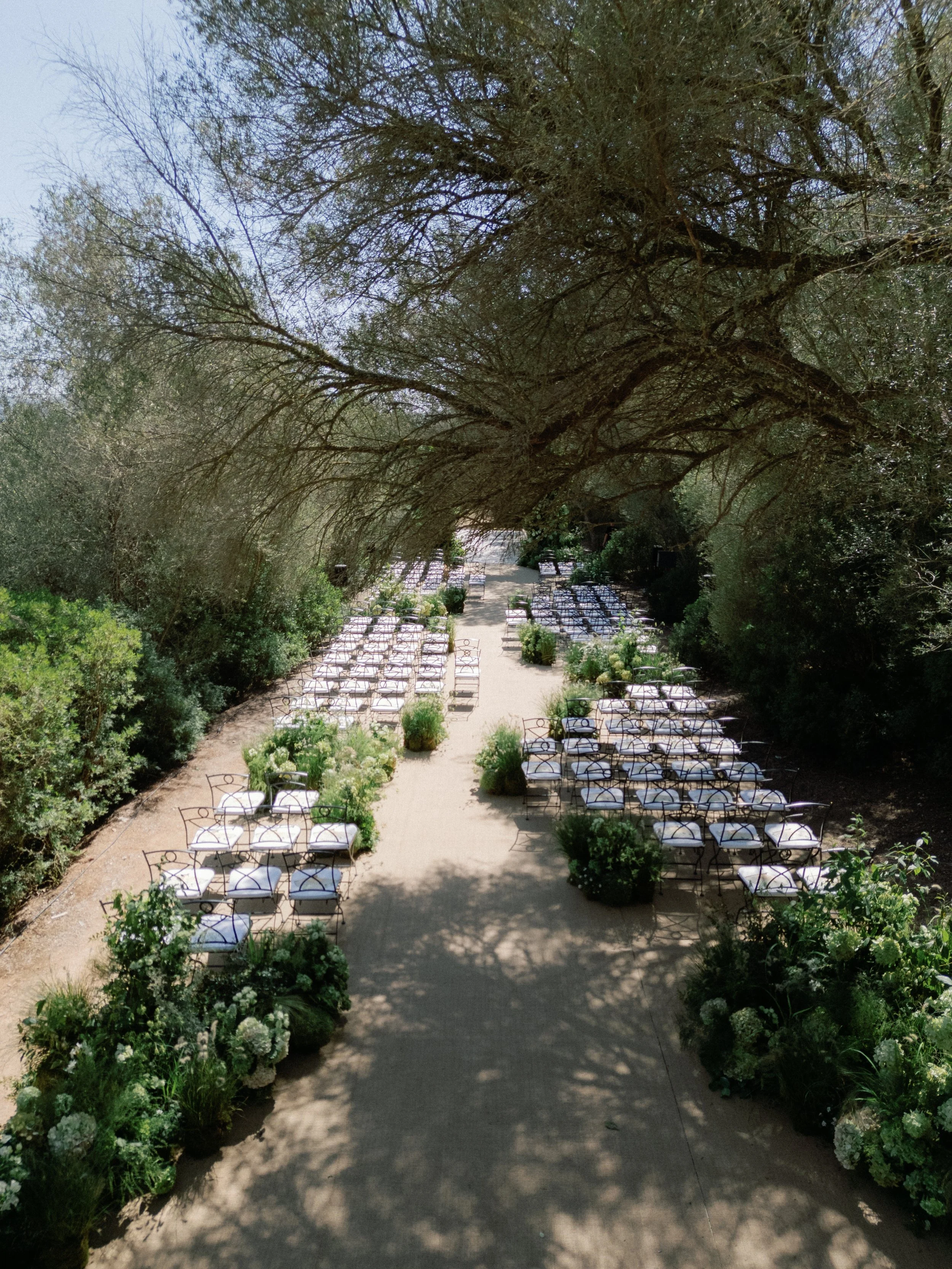 Destination wedding planner UK team styling an overseas celebration