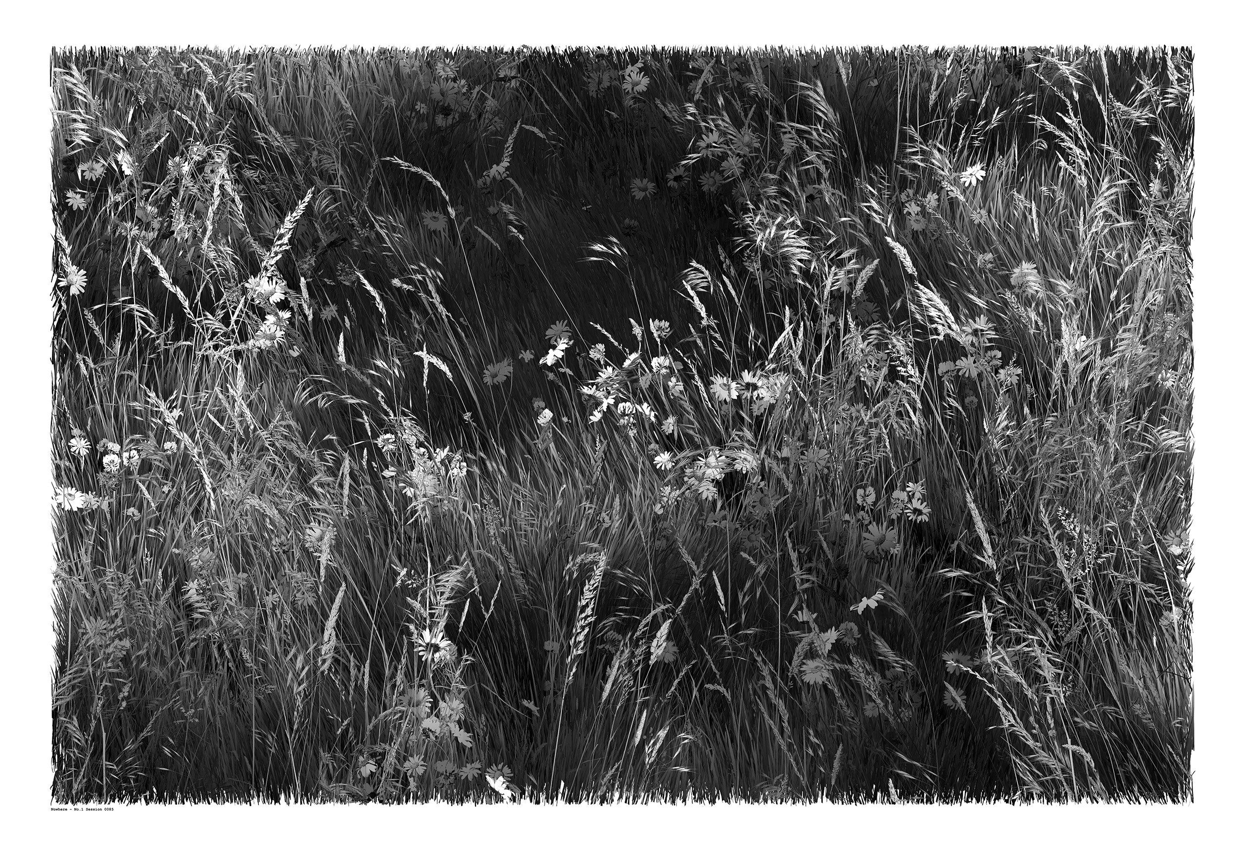 Nowhere No 1. Session 85.  76cm x 112cm