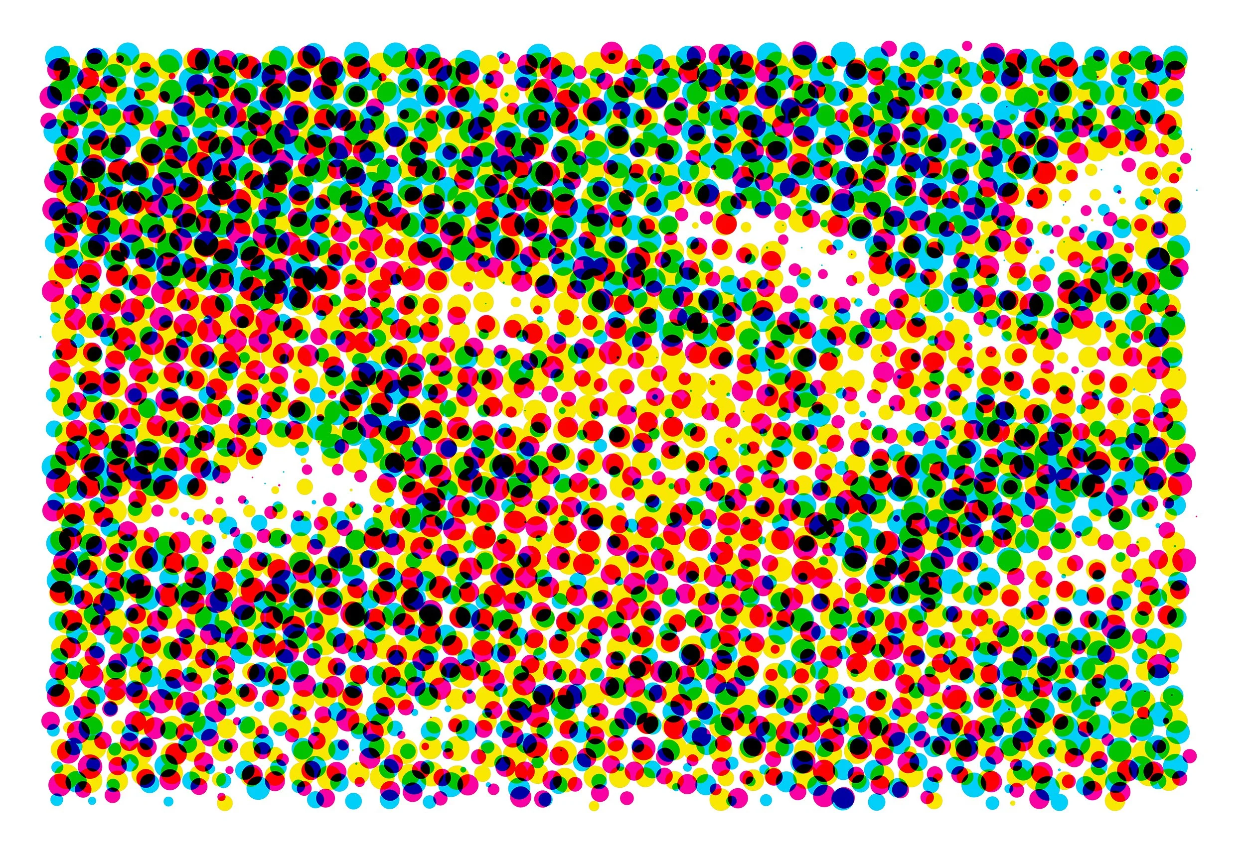 Goldfish (Dots series). 92 x 61cm
