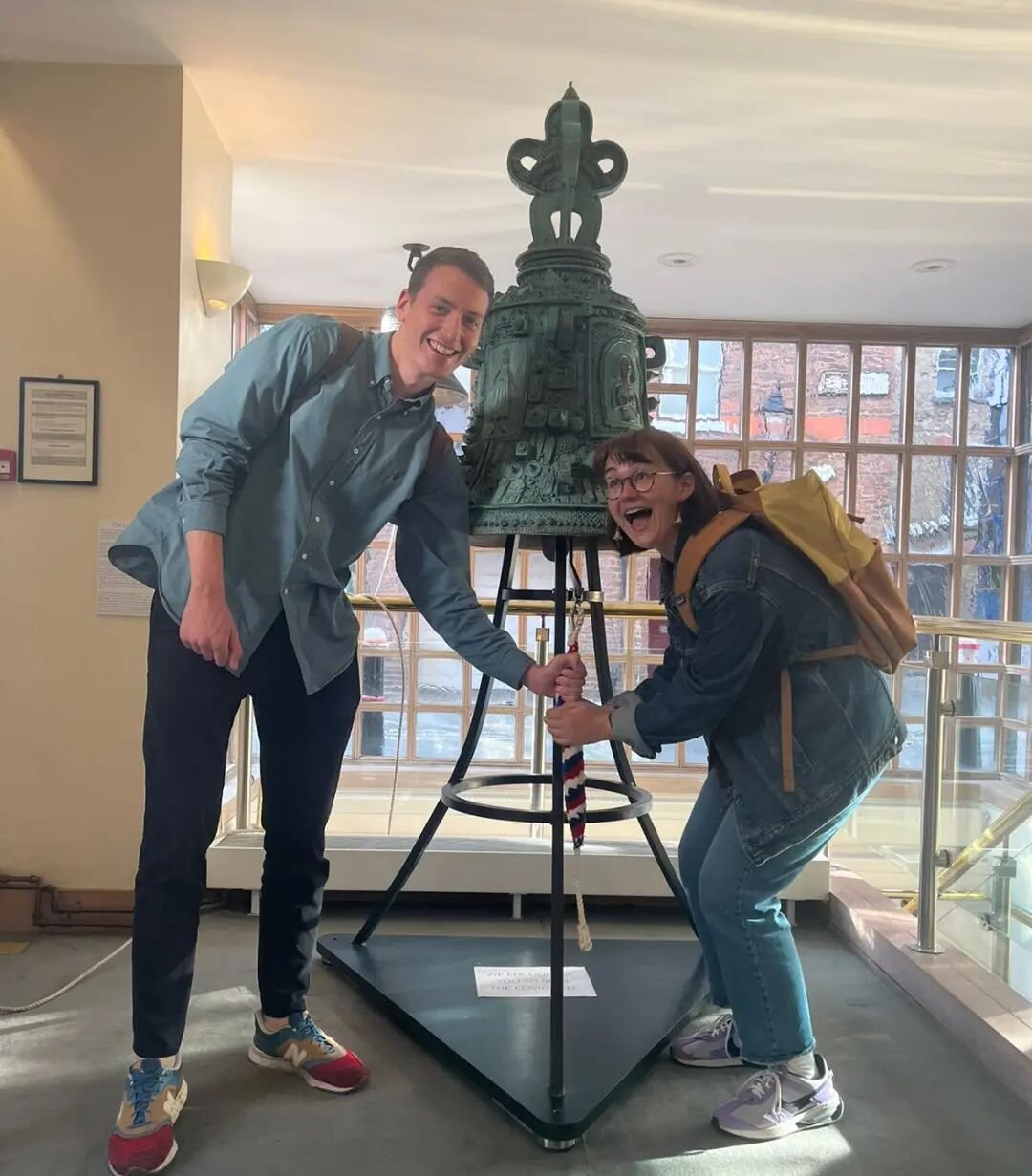 Have you rung the Covid Bell yet?!

If you have, comment underneath to let us know what you thought.

If you haven't, come along and ring it! 

We are open to visitors today, Wednesday Thursday and Friday 
(Opening times vary) 

#openhouse #openhouse