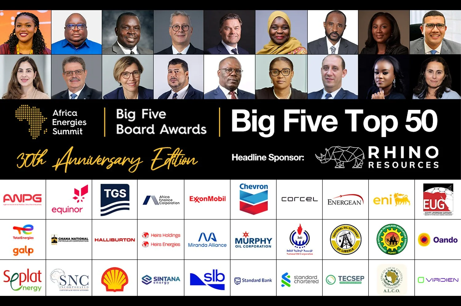 Big Five Top 50 – Africa’s Most Influential Leaders in Energy
