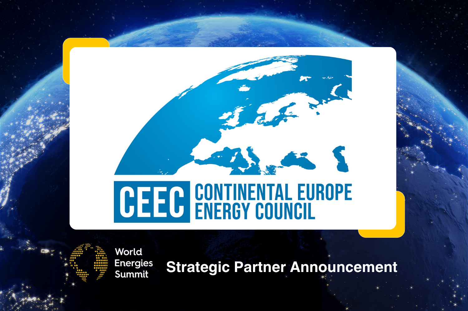 CEEC Returns as Strategic Partner for World Energies Summit 2026