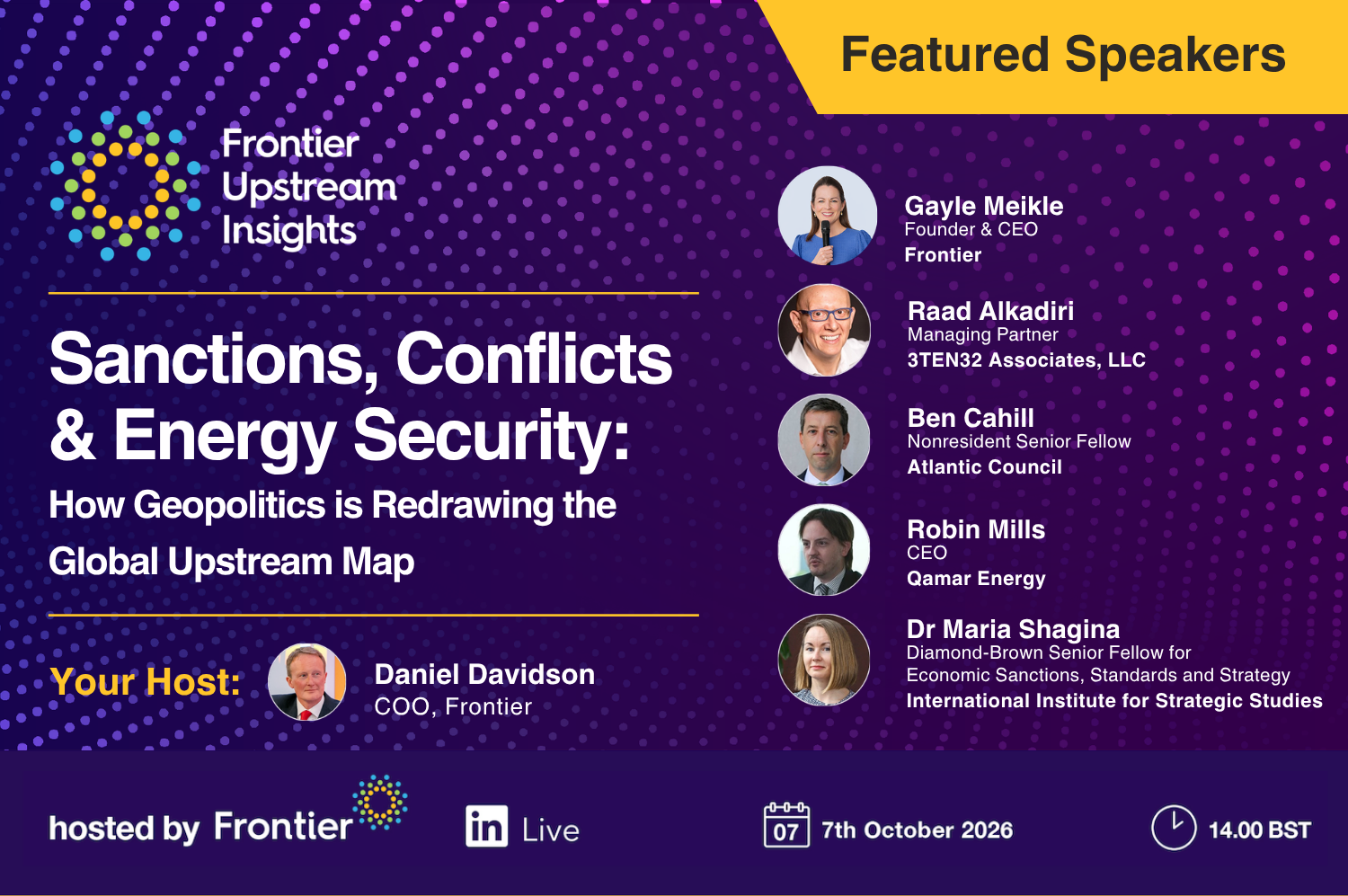 Sanctions, Conflicts &amp; Energy Security: How Geopolitics is Redrawing the Global Upstream Map