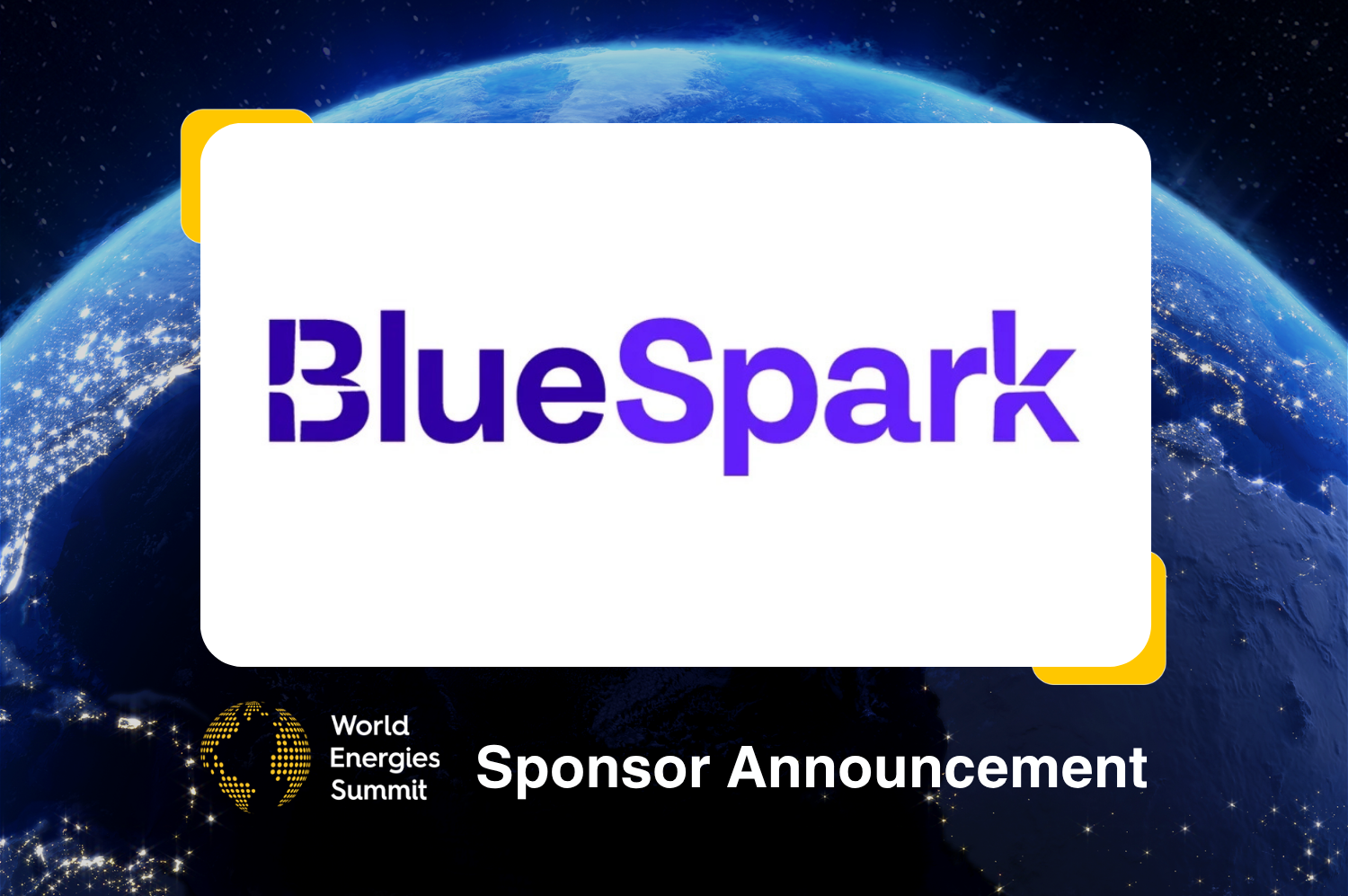 Blue Spark Energy Joins World Energies Summit Sponsorship Line-Up Ahead of London Event