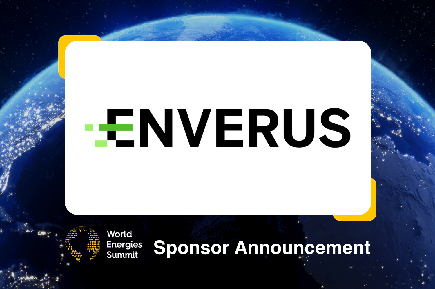 World Energies Summit 2026 Welcomes Enverus as Industry Insights Partner