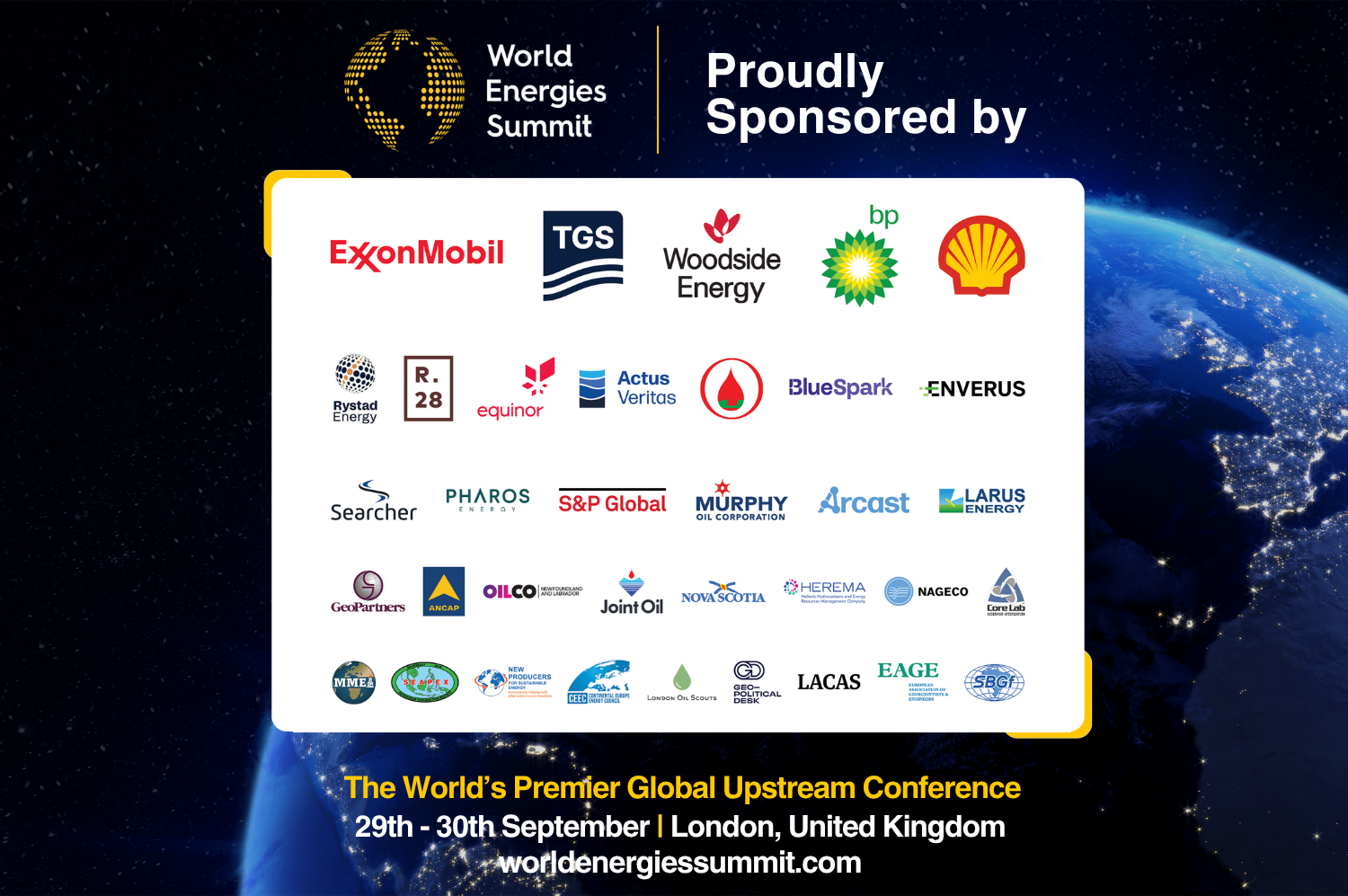 World Energies Summit 2026: Where Global Upstream Leaders Meet to Drive Deals and Investment Decisions